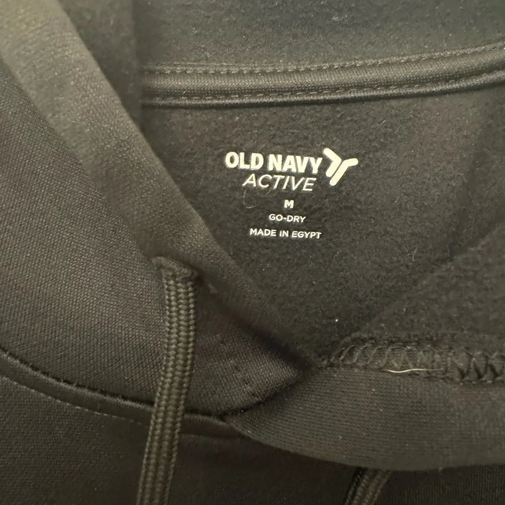 Old Navy Black Medium Hoodie - Front Kangaroo Pouch - light weight